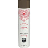 Shiatsu Massage Oil Warming Coriander And Sandalwood Oil 100ml - Lotions & Potions