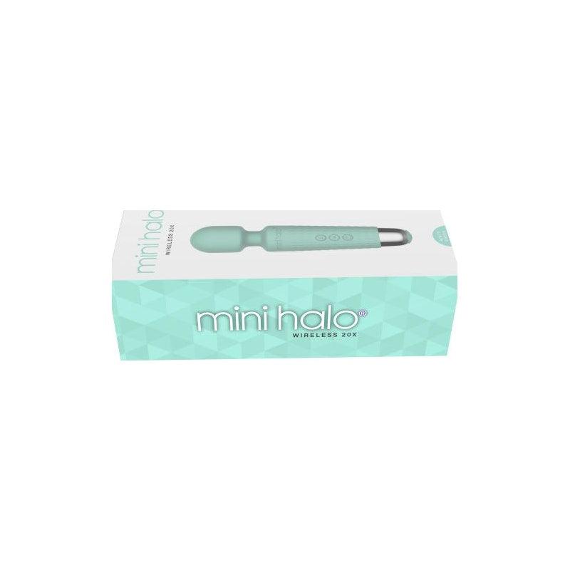 Shibari Mini Wand Halo 20X Minty Green - Adult Toys