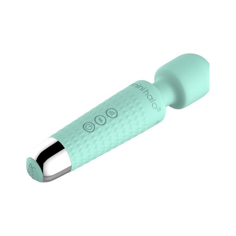 Shibari Mini Wand Halo 20X Minty Green - Adult Toys