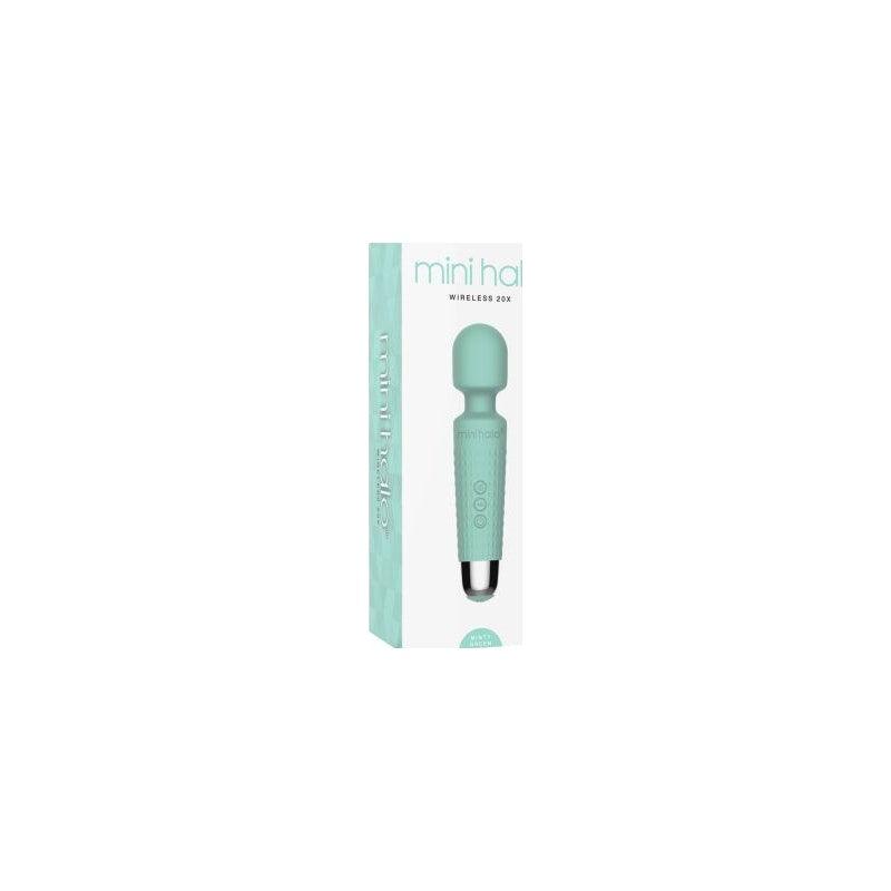 Shibari Mini Wand Halo 20X Minty Green - Adult Toys