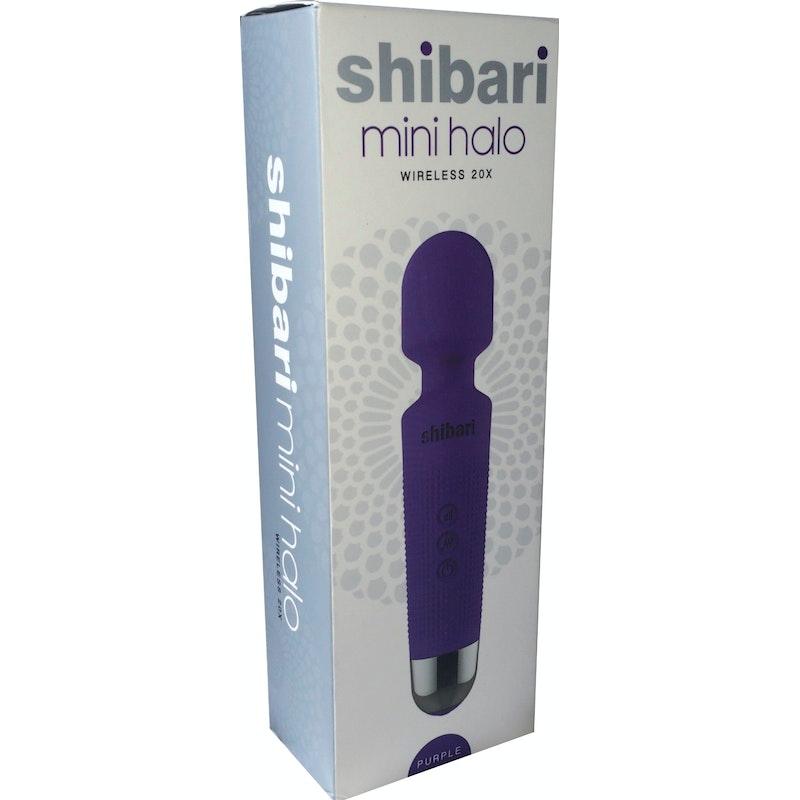 Shibari Mini Wand Halo 20X Purple - Adult Toys