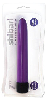 Shibari Multi - Speed Vibrator – 7 - Inch Water Resistant Sleek Purple Toy - Adult Toys