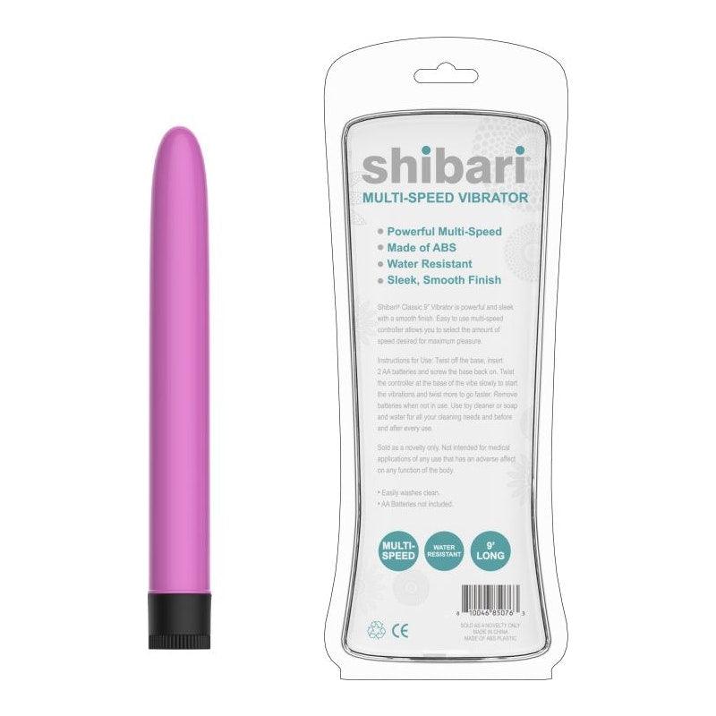 Shibari Multi-Speed Vibrator 9in Pink - Naughty by Nature Adult Store