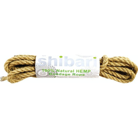 Shibari Rope 100% Natural Hemp 5m - Naughty by Nature Adult Store