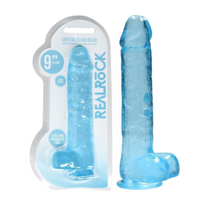 Shots Toys REALROCK Realistic 9 Inch Dildo with Balls - Flesh Tone - DONGS