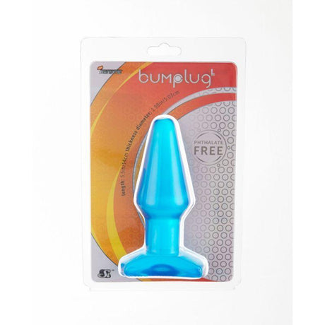 Si Novelties Large Blue Anal Plug – 5.5 Inch Tapered PVC Adult Toy - Adult Toys