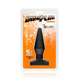 Si Novelties Medium Anal Butt Plug | Black Medical Grade Silicone - Adult Toys