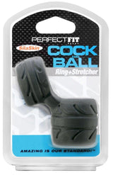 SilaSkin Cock And Ball Black - Adult Toys