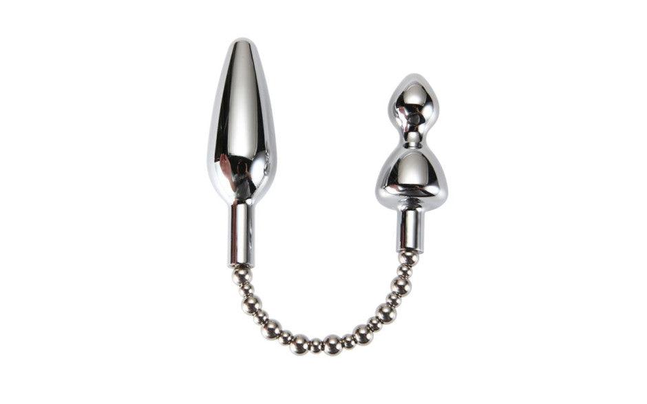 Silver Bullet Double Metal Plug - Naughty by Nature Adult Store