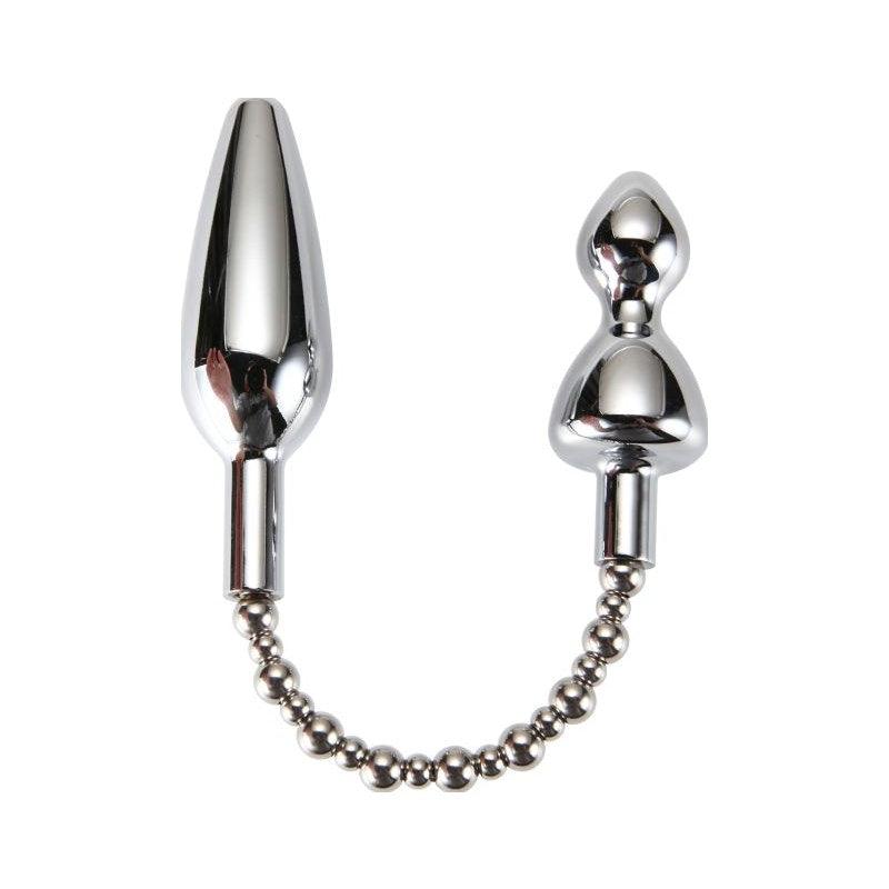 Silver Bullet Double Metal Plug - Naughty by Nature Adult Store