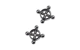 Silver Metal 2 Pc Nipple Clamps - Naughty by Nature Adult Store