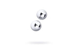 Silver Metal 2 Pc Vaginal Balls 3cm - Naughty by Nature Adult Store