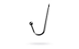 Silver Metal Anal Hook w Ball - Naughty by Nature Adult Store