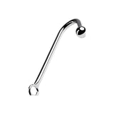 Silver Metal Anal Hook w Ball - Naughty by Nature Adult Store