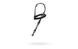 Silver Metal Urethral Plug w Black Silicone Ring - Naughty by Nature Adult Store