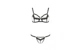 Solon 2 Pc Set Black - Lingerie