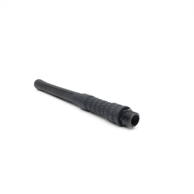 Sport Fucker PowerShot Nozzle – 10in Black Platinum Silicone Douching Tip - Adult Toys
