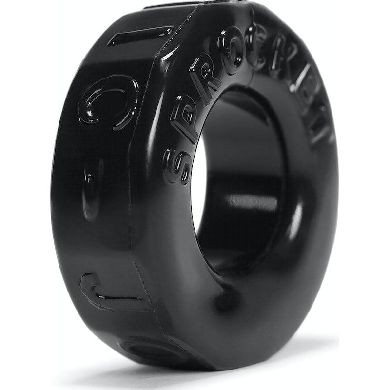 Sprocket Cockring Black - Adult Toys