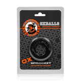 Sprocket Cockring Black - Adult Toys