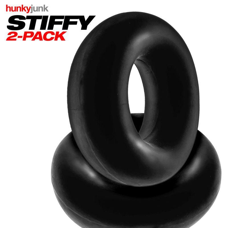 Stiffy 2 Pc Bulge Cockrings by HunkyJunk Tar Ice - Naughty by Nature Adult Store