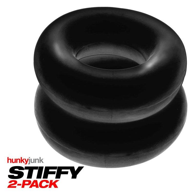 Stiffy 2 Pc Bulge Cockrings by HunkyJunk Tar Ice - Naughty by Nature Adult Store