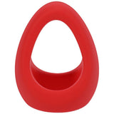 Stirrup Silicone Cock Ring Crimson - Naughty by Nature Adult Store