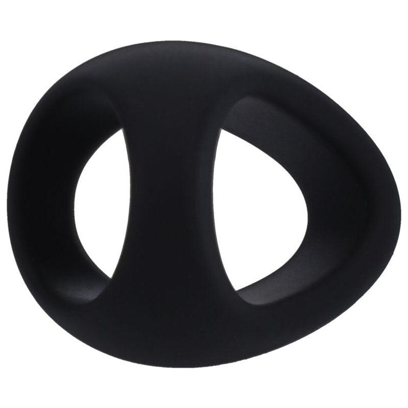 Stirrup Silicone Cock Ring Onyx - Naughty by Nature Adult Store