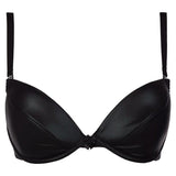 Stretch Wetlook Bra Black - Lingerie
