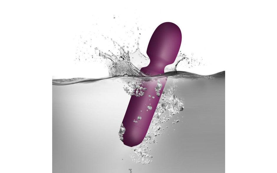 SugarBoo Playful Passion Wand Vibe Burgundy - Adult Toys