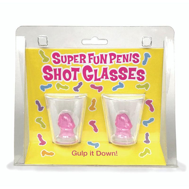 Super Fun Penis Shot Glasses - Set of 2 - Naughty by Nature Adult Store