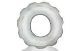 Super Hunkyjunk 3 Pc Cockrings Clear Ice - Adult Toys