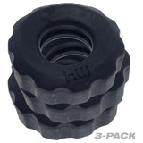 Super Hunkyjunk 3 Pc Cockrings Tar Ice - Adult Toys
