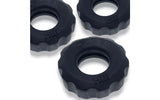 Super Hunkyjunk 3 Pc Cockrings Tar Ice - Adult Toys