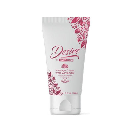 Swiss Navy Desire Lavender Massage Cream – Nourishing & Relaxing 5oz - Lotions & Potions