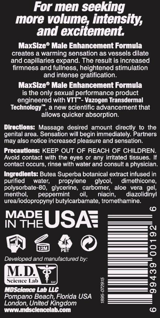 Swiss Navy Max Size Cream 5oz/147ml Tube - Lotions & Potions