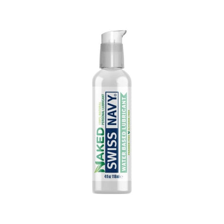 Swiss Navy Naked All Natural Water Based Lubricant 4oz/118ml - Naughty by Nature Adult Store