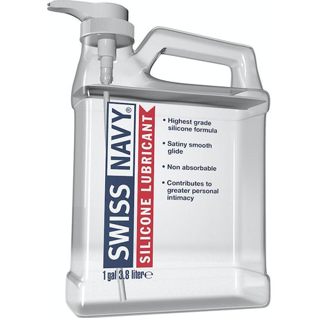 Swiss Navy Silicone Lubricant 1gal/3.8L - Naughty by Nature Adult Store