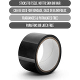 Temptasia Bondage Tape 18m Black - Adult Toys