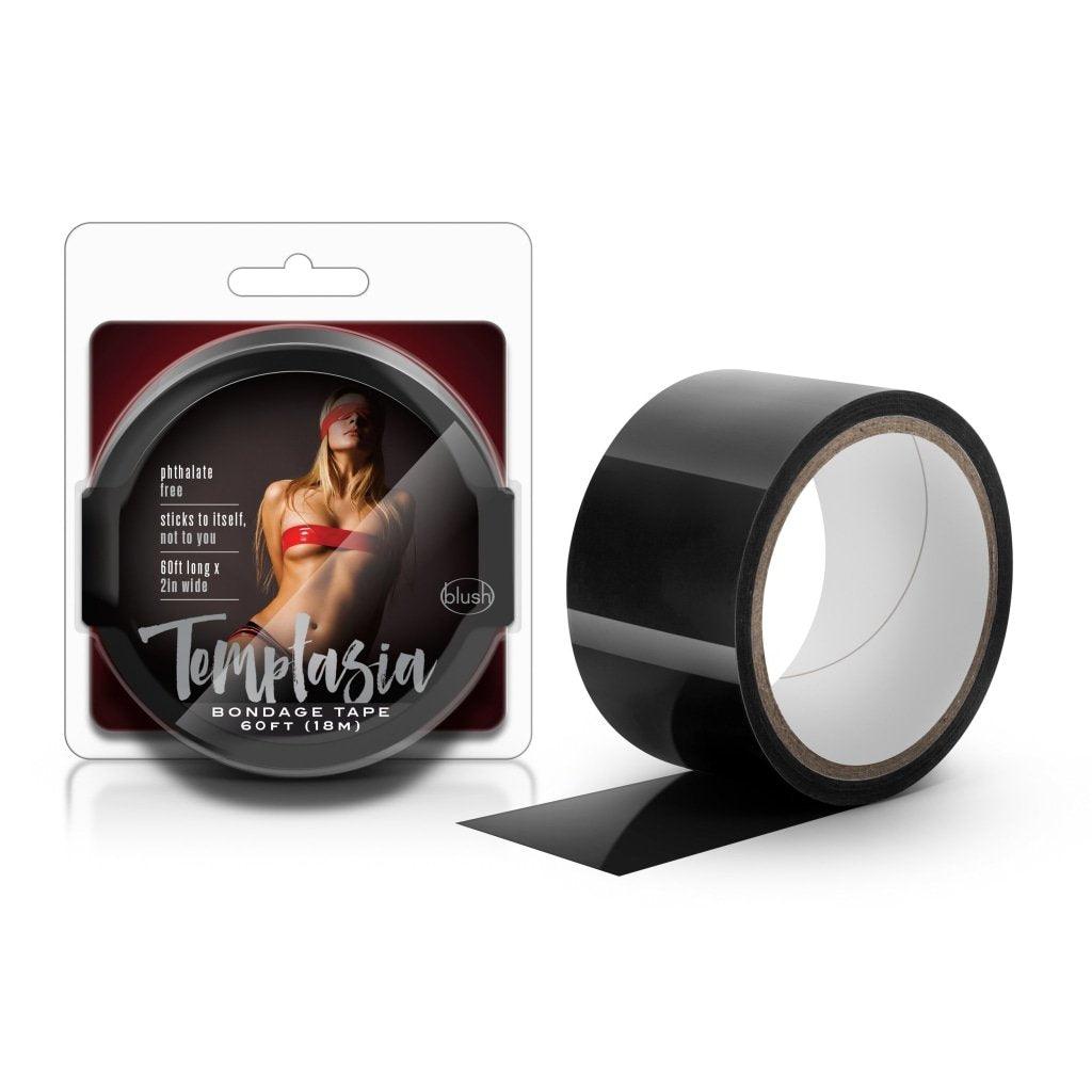 Temptasia Bondage Tape 18m Black - Adult Toys