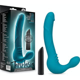 Temptasia Luna Strapless Silicone Dildo Teal - Adult Toys