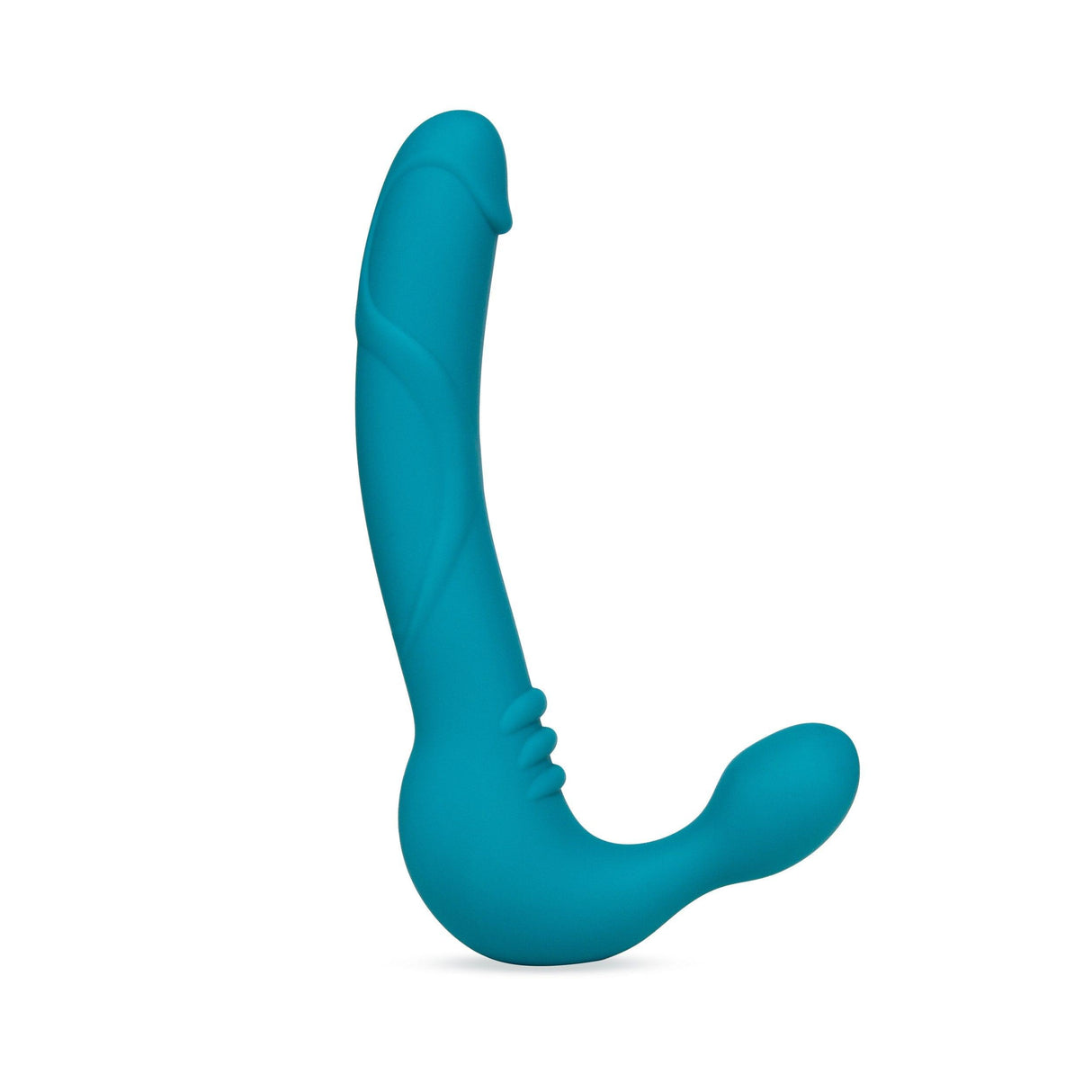Temptasia Luna Strapless Silicone Dildo Teal - Adult Toys