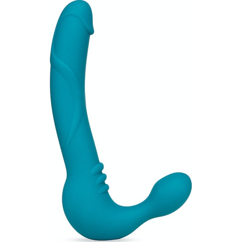 Temptasia Luna Strapless Silicone Dildo Teal - Naughty by Nature Adult Store