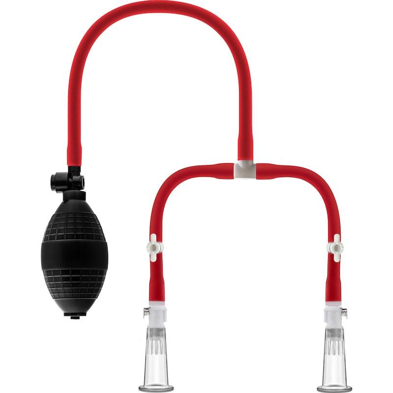 Temptasia Nipple Squeeze Pump System Black - Adult Toys
