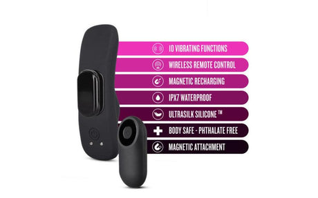 Temptasia Panty Vibe w Remote Control Black - Adult Toys