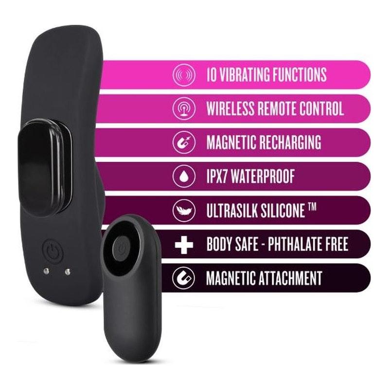 Temptasia Panty Vibe w Remote Control Black - Adult Toys