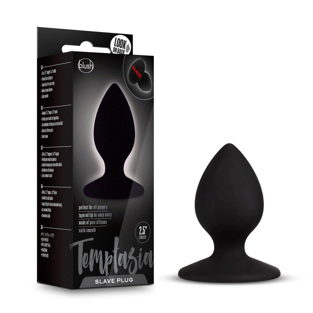 Temptasia Slave Plug Black - Naughty by Nature Adult Store