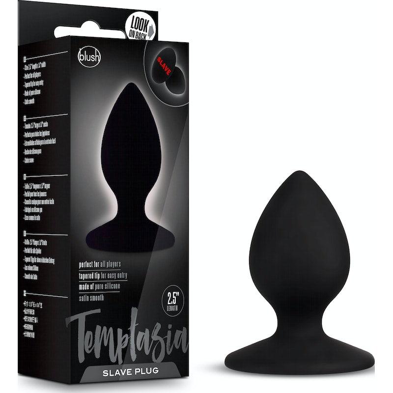 Temptasia Slave Plug Black - Naughty by Nature Adult Store