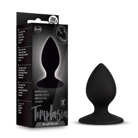 Temptasia Slut Plug Black - Naughty by Nature Adult Store