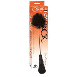 The 9's Orange Is The New Black, Riding Crop & Tickler - Black Feather Crop - Naughty by Nature Adult Store