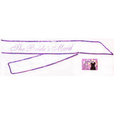 The Bride's Maid Sash - White Hens Party Sash - Naughty by Nature Adult Store